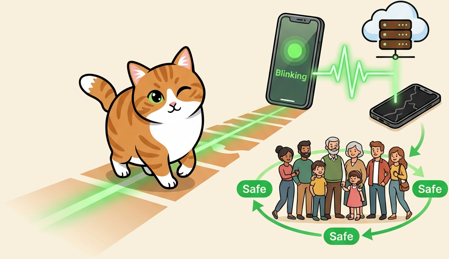 The care circle between family and friends